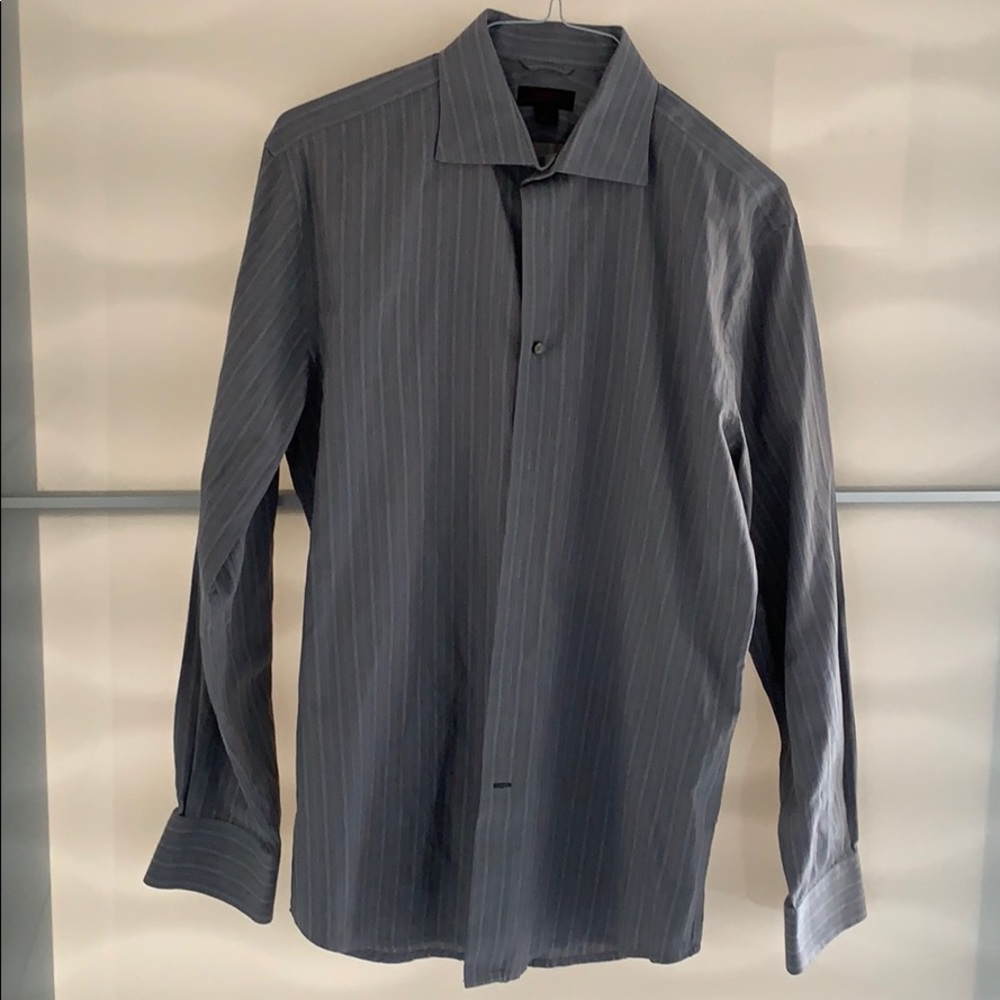 Gray dress shirt
